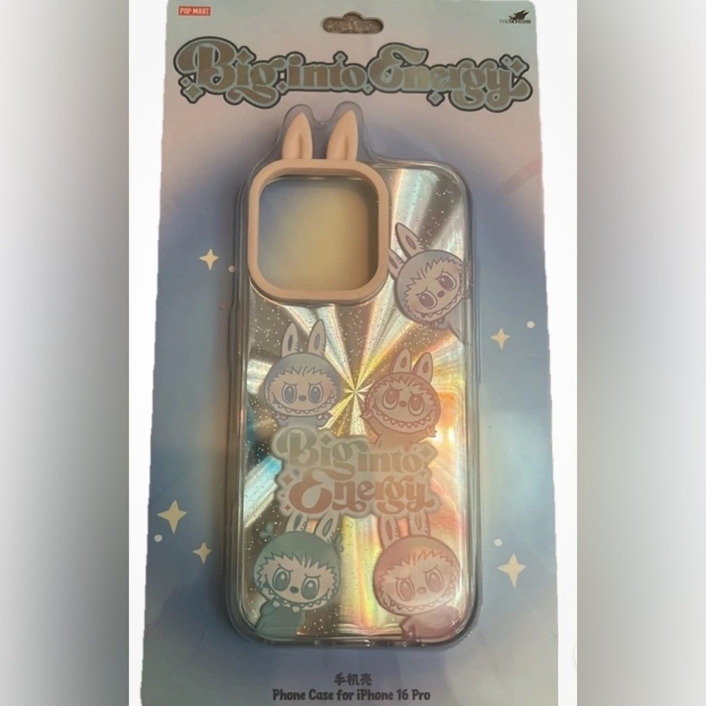 Labubu Big Into Energy Phone Case for iPhone16 100% Authentic! Brand new